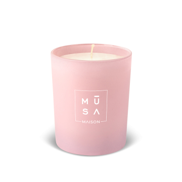  Scented Candle Caramelized Vanilla Pink 170g
