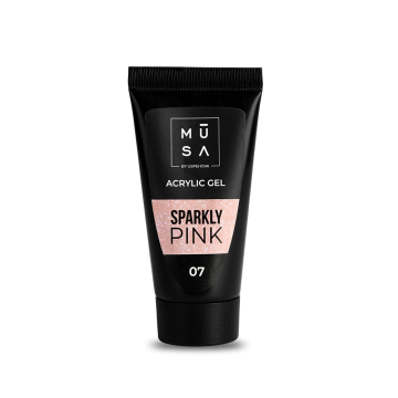 Acrylic Gel Sparkly Pink AC07 -35ml