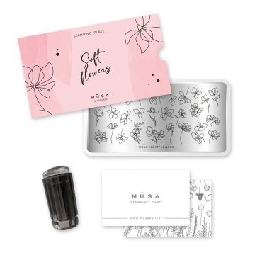Kit Stamping Soft Flowers