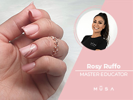 Video tutorial Pink and gold lines - Master Musa Rosy Ruffo