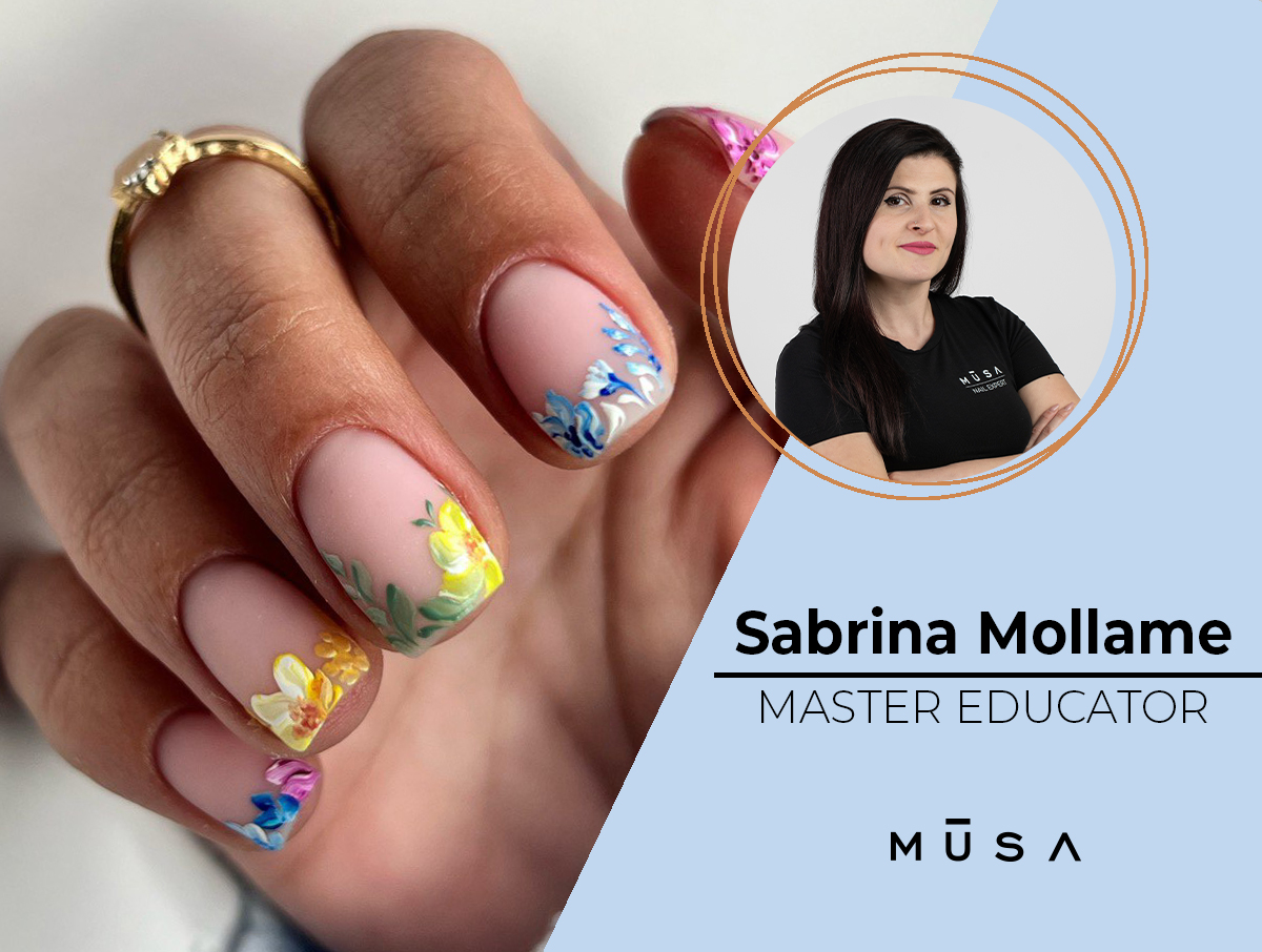 Videotutorial step by step nail art Primavera 2024 - Master Musa Sabrina Mollame