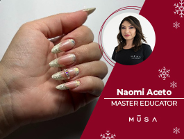 Video Tutorial French Inversa Glitter - Master MUSA Naomi Aceto
