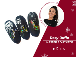 Video Tutorial Nail Art Natalizia - Master MUSA Rosy Ruffo
